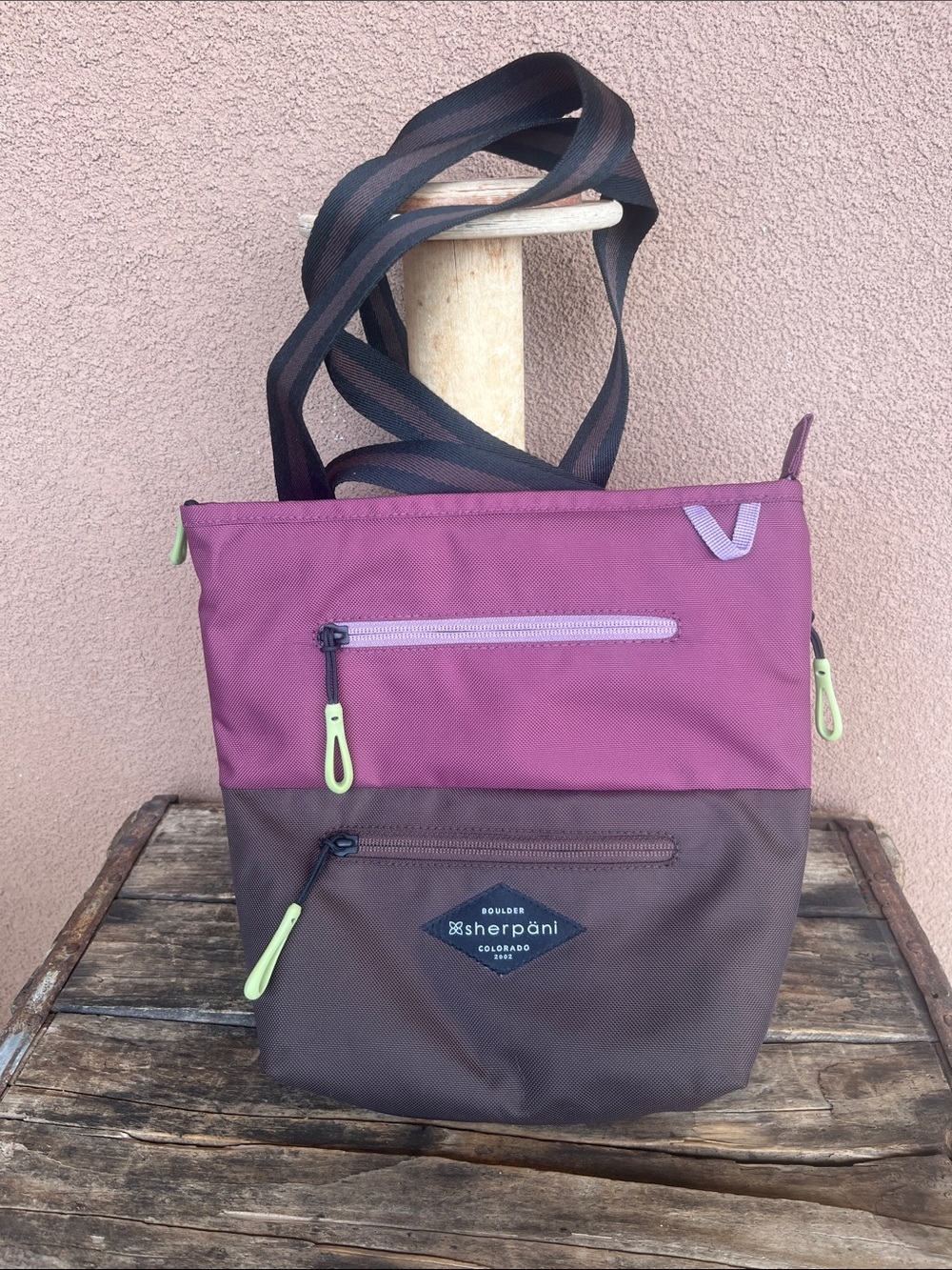 Sherpani Sadie nylon crossbody bag